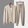 Legacy Wool Cardigan Men's Stand Collar Set